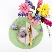 Sjaal met een Verhaal - Eiwarmer Margrietjes (6 stuks)