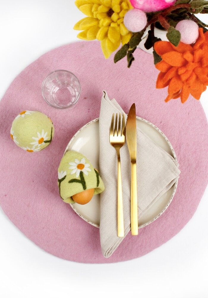 Sjaal met een Verhaal - Eiwarmer Margrietjes (6 stuks)