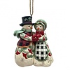 Heartwood Creek Heartwood Creek - Snowman Couple Hanging Ornament (PRE-ORDER)