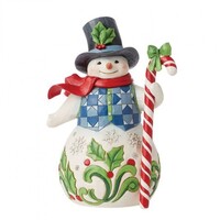 Heartwood Creek - Snowman with Candy Cane (PRE-ORDER)