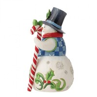 Heartwood Creek - Snowman with Candy Cane (PRE-ORDER)