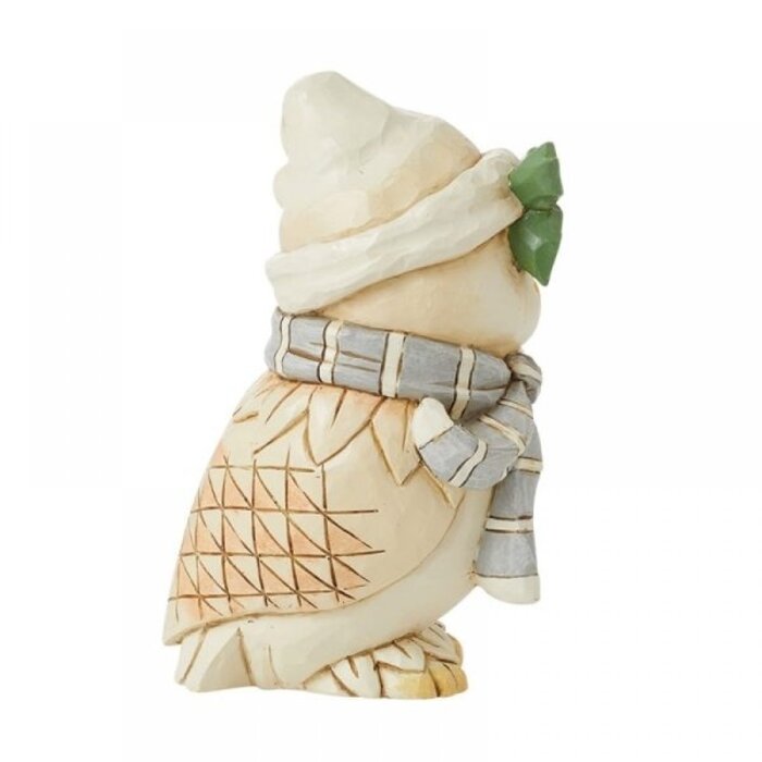 Heartwood Creek - White Woodland Owl with Scarf