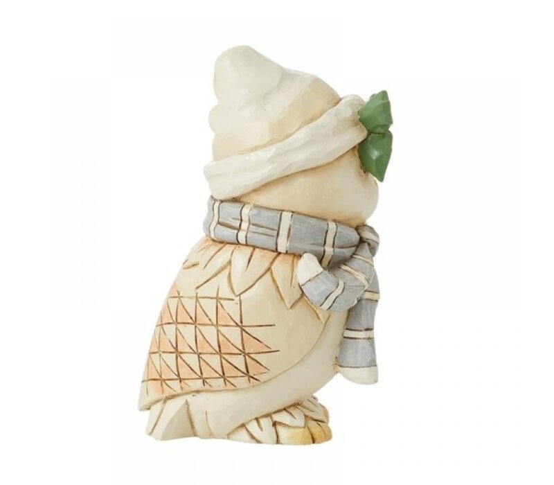 Heartwood Creek - White Woodland Owl with Scarf (PRE-ORDER)