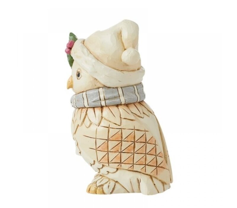 Heartwood Creek - White Woodland Owl with Scarf (PRE-ORDER)