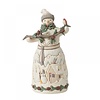 Heartwood Creek Heartwood Creek - White Woodland Snowman with Pine Garland (PRE-ORDER)