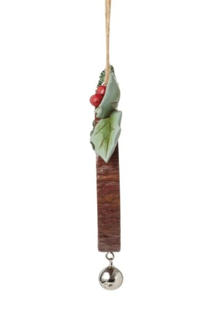 Heartwood Creek - Woodslice Christmas Scene Hanging Ornament