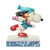 Peanuts by Jim Shore - Snoopy & Woodstock Skating (PRE-ORDER)