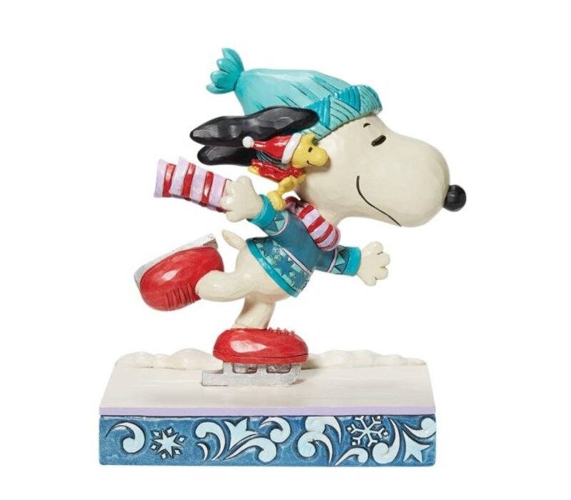 Peanuts by Jim Shore - Snoopy & Woodstock Skating