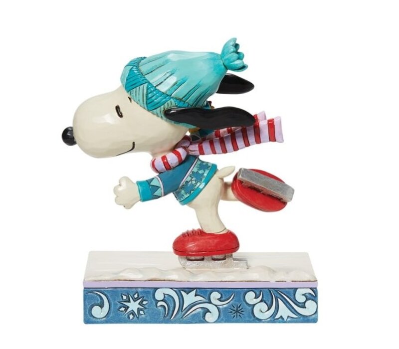 Peanuts by Jim Shore - Snoopy & Woodstock Skating (PRE-ORDER)