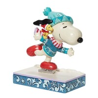 Peanuts by Jim Shore - Snoopy & Woodstock Skating (PRE-ORDER)