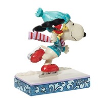 Peanuts by Jim Shore - Snoopy & Woodstock Skating (PRE-ORDER)