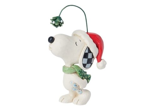 Peanuts by Jim Shore Snoopy Mistletoe Mini - Peanuts by Jim Shore