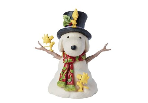 Peanuts by Jim Shore Snoopy Snowman - Peanuts by Jim Shore