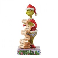 The Grinch by Jim Shore - Grinch Holding Nighty / Nice List (PRE-ORDER)