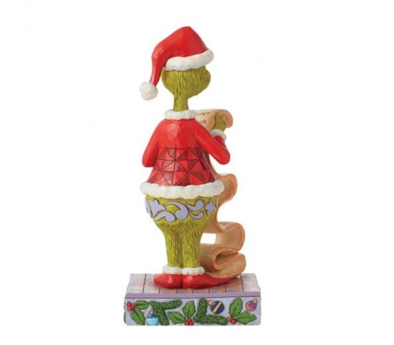 The Grinch by Jim Shore - Grinch Holding Nighty / Nice List (PRE-ORDER)