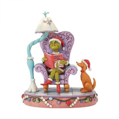 Grinch in a large Chair (PRE-ORDER) - The Grinch by Jim Shore 