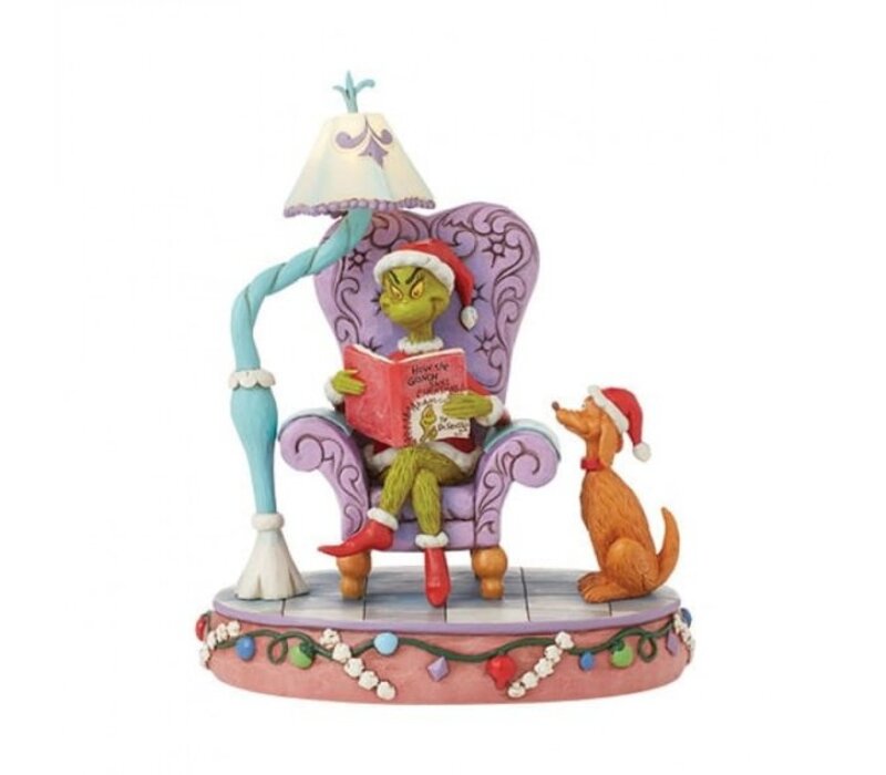 The Grinch by Jim Shore - Grinch in a large Chair (PRE-ORDER)