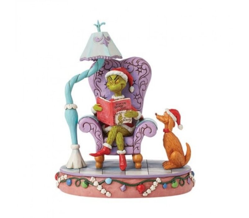 The Grinch by Jim Shore - Grinch in a large Chair (PRE-ORDER)