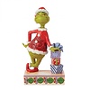 The Grinch by Jim Shore The Grinch by Jim Shore - Grinch Leaning on Stacked Gifts (PRE-ORDER)