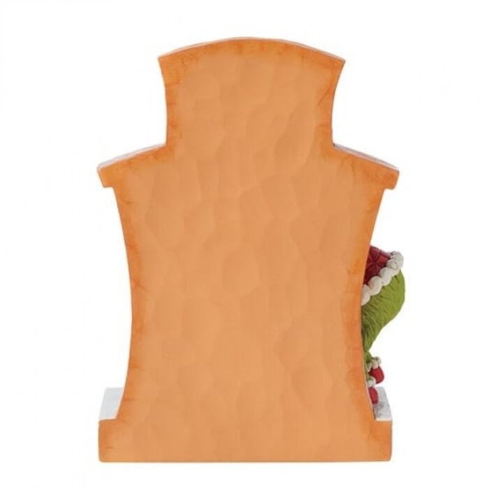 The Grinch by Jim Shore - Grinch Pushing Tree up Fireplace