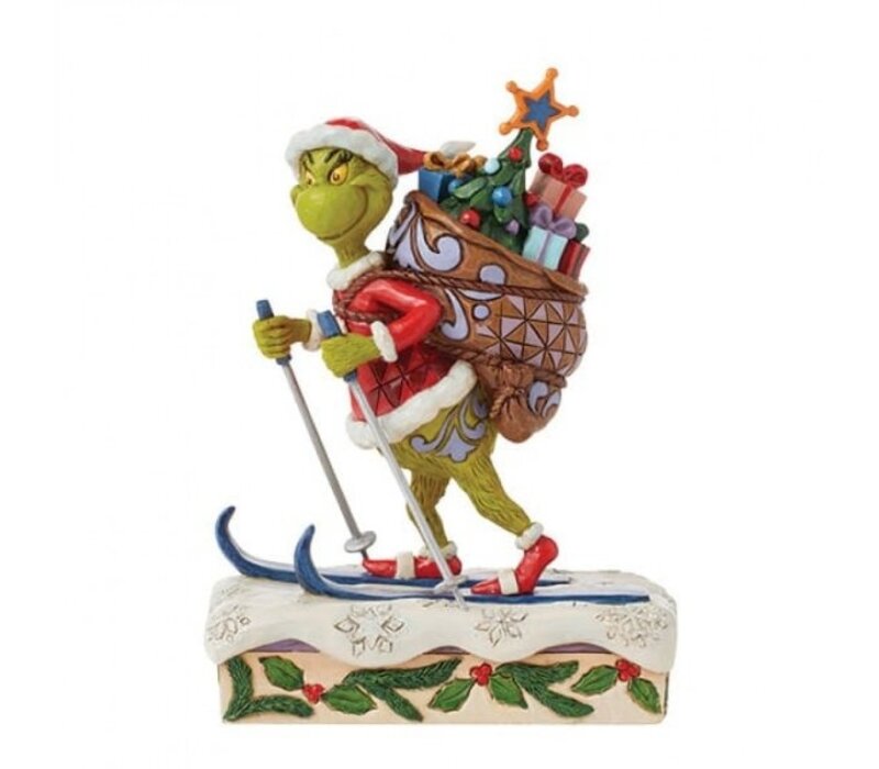 The Grinch by Jim Shore - Grinch Skiing (PRE-ORDER)