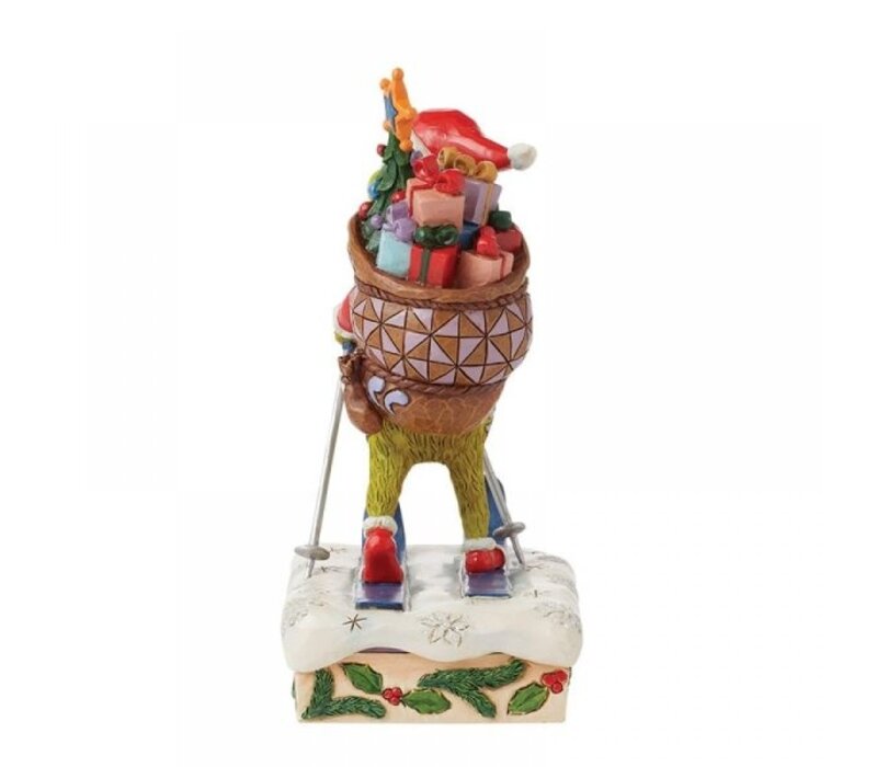 The Grinch by Jim Shore - Grinch Skiing (PRE-ORDER)