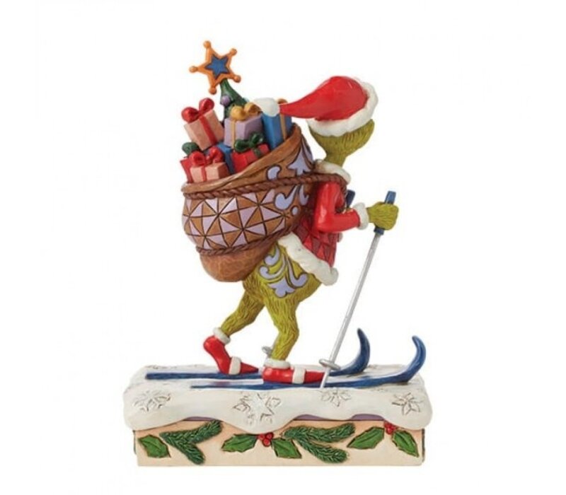 The Grinch by Jim Shore - Grinch Skiing (PRE-ORDER)