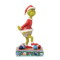 The Grinch by Jim Shore - Grinch Stepping on an Ornament (PRE-ORDER)