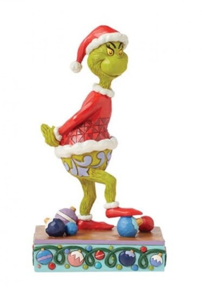 The Grinch by Jim Shore - Grinch Stepping on an Ornament