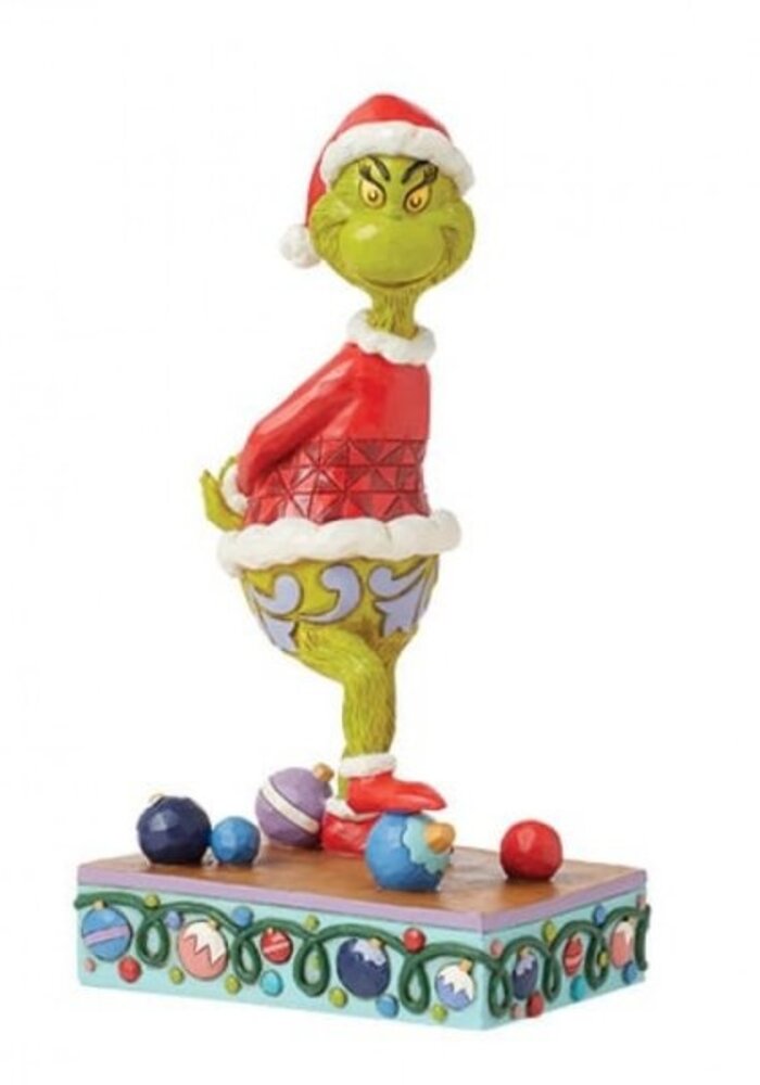 The Grinch by Jim Shore - Grinch Stepping on an Ornament