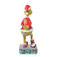 The Grinch by Jim Shore - Grinch Stepping on an Ornament (PRE-ORDER)