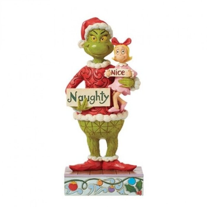The Grinch by Jim Shore Naughty Nice Grinch and Cindy - The Grinch by Jim Shore
