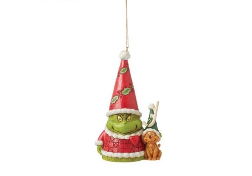 The Grinch by Jim Shore The Grinch Gnome with Max Hanging Ornament (PRE-ORDER) - The Grinch by Jim Shore