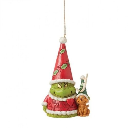 The Grinch Gnome with Max Hanging Ornament (PRE-ORDER) - The Grinch by Jim Shore 