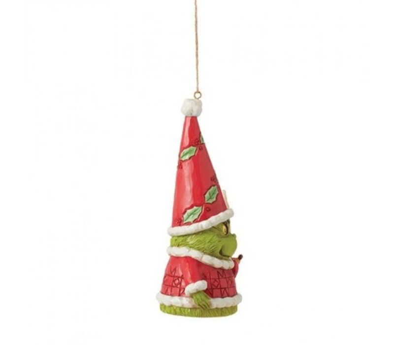 The Grinch by Jim Shore - The Grinch Gnome with Max Hanging Ornament (PRE-ORDER)