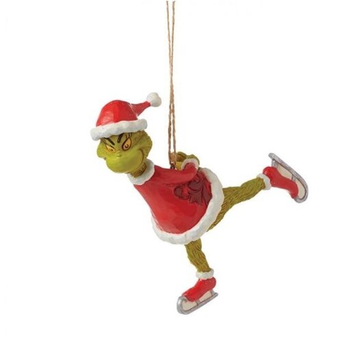 The Grinch Ice Skating Hanging Ornament (PRE-ORDER) - The Grinch by Jim Shore 