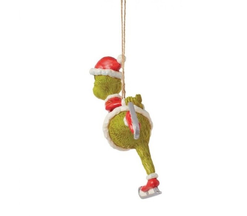 The Grinch by Jim Shore - The Grinch Ice Skating Hanging Ornament (PRE-ORDER)