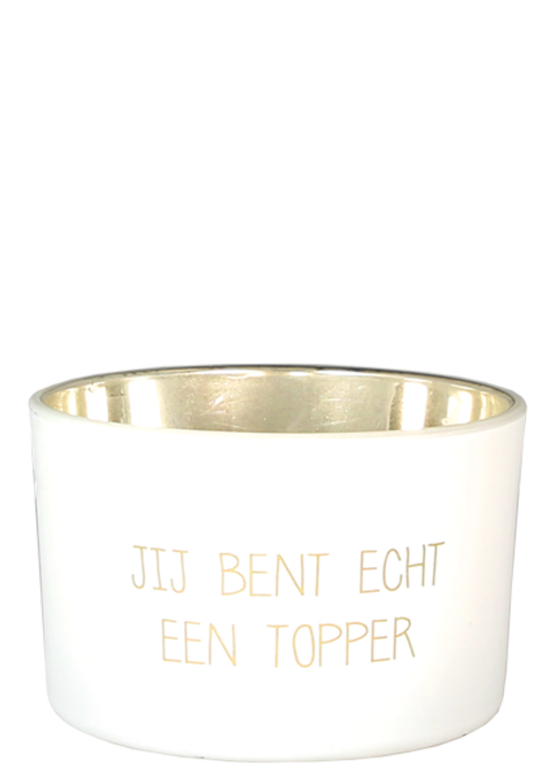 My Flame Lifestyle Jij bent echt een topper - Sojakaars - My Flame