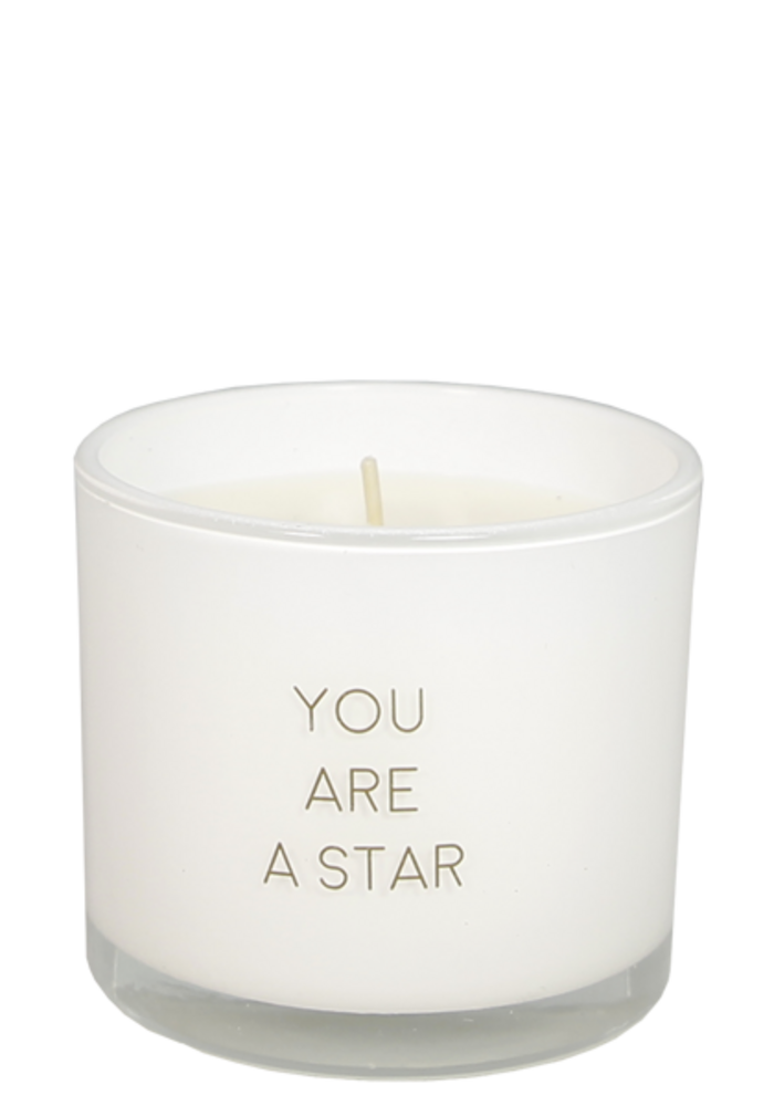 My Flame - You are a Star - Geurkaars met wens-armband