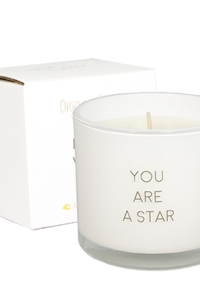 My Flame - You are a Star - Geurkaars met wens-armband