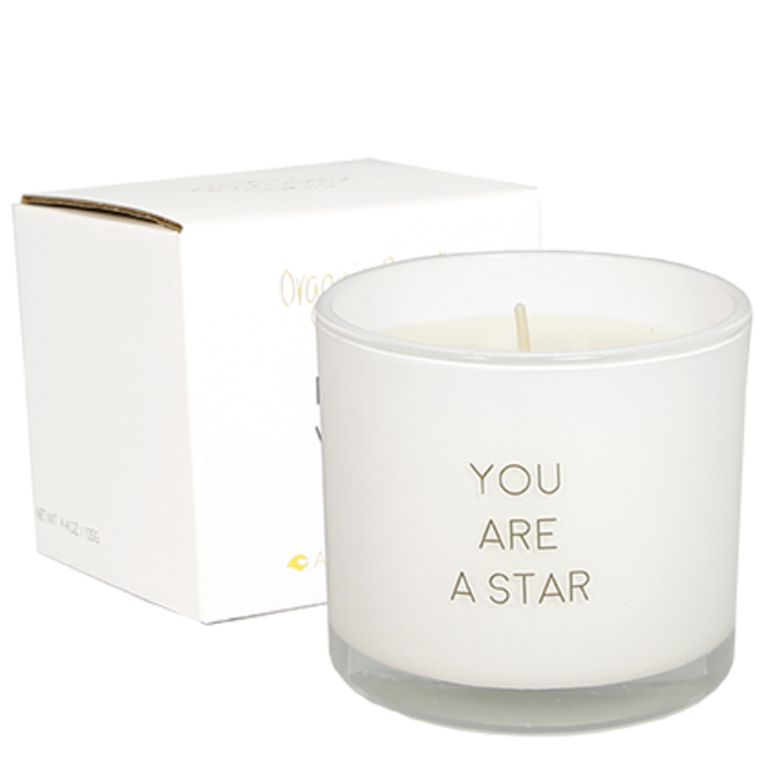 My Flame - You are a Star - Geurkaars met wens-armband