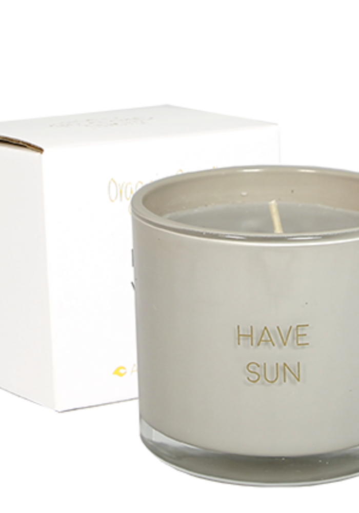 My Flame - Have Sun - Geurkaars met wens-armband