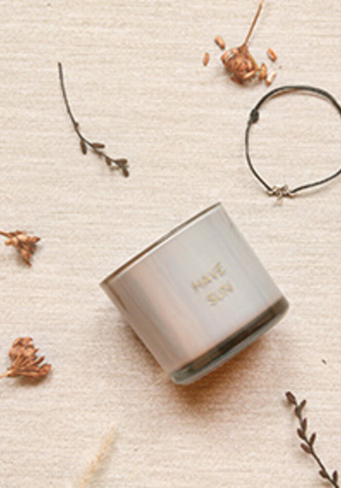My Flame - Have Sun - Geurkaars met wens-armband