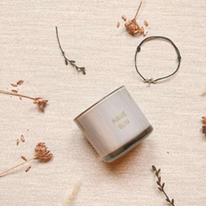 My Flame - Have Sun - Geurkaars met wens-armband