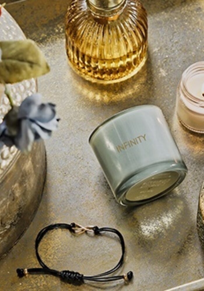 My Flame - Infinity - Geurkaars met wens-armband