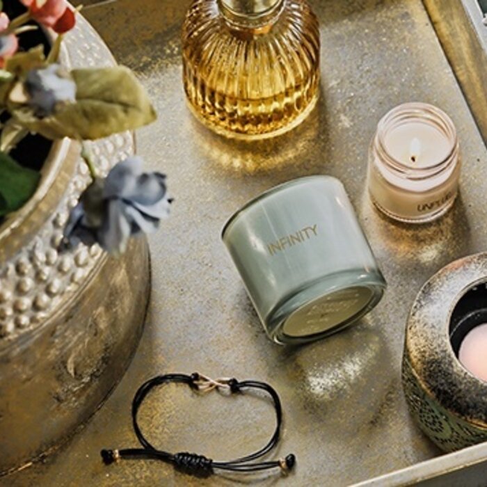 My Flame - Infinity - Geurkaars met wens-armband