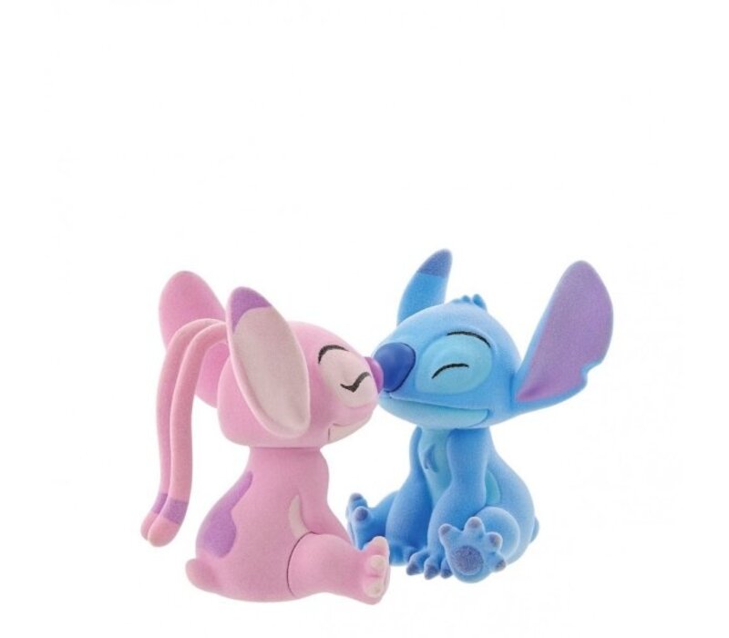 Disney Showcase Collection - Flocked Kissing Stitch and Angel