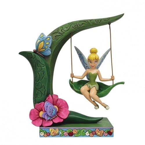 Suspended in Springtime Magic (Tinker Bell on Swing) - Disney Traditions 