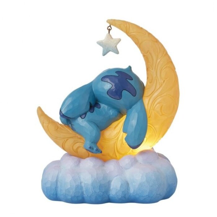 Disney Traditions - Sweet Dreams (Stitch & Scrump on Light-up Moon)