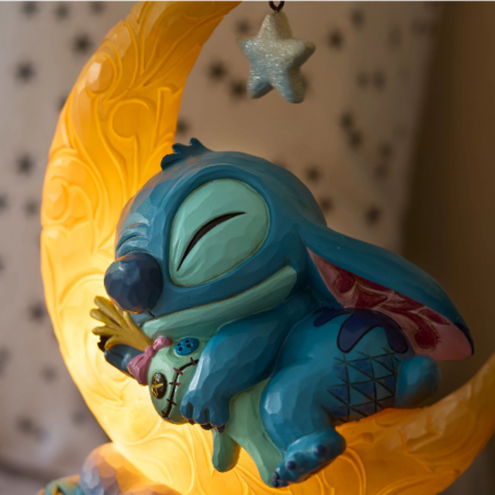 Disney Traditions - Sweet Dreams (Stitch & Scrump on Light-up Moon)